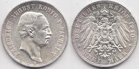 Sachsen 3 Mark Friedrich August III. 1904-1918 -