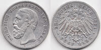 Baden 5 Mark Friedrich I. 1856-1907 -