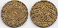 Weimarer Republik 5 Reichspfennig Kupfer/Aluminium -
