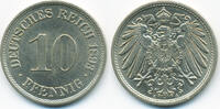 Kaiserreich 10 Pfennig großer Adler - Kupfer/Nickel -