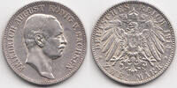 Sachsen 2 Mark Friedrich August III. 1904-1918 -