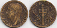 Italien - Italy 10 Centesimi Viktor Emanuel III. 1900-1946 -