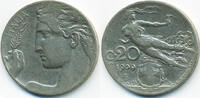 Italien - Italy 20 Centesimi Viktor Emanuel III. 1900-1946 -