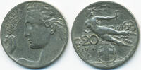 Italien - Italy 20 Centesimi Viktor Emanuel III. 1900-1946 -