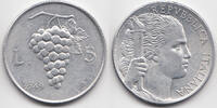 Italien - Italy 5 Lire Republik seit 1946 -