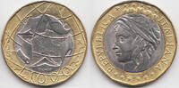 Italien - Italy 1000 Lire Republik seit 1946 – Europakarte -