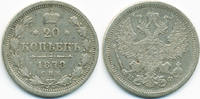 Russland - Russia 20 Kopeken Alexander II. 1855-1881 -