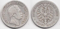 Hessen 2 Mark Ludwig III. 1848-1877 -