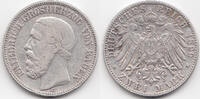 Baden 2 Mark Friedrich I. 1856-1907 -