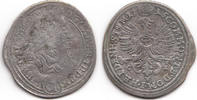 6 VI Kreuzer 1715 CLV Schlesien-Württemberg-Oels Carl Friedrich 1704-1744 schön+