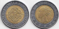 Italien - Italy 500 Lire Republik seit 1946 – Banca D'Italia -