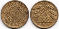 Weimarer Republik 50 Rentenpfennig Kupfer/Aluminium -