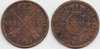 Schweden - Sweden 1/2 Skilling Karl XIV. Johan 1818-1844 -