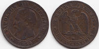 Frankreich - France 2 Centimes Napoleon III. 1852-1870 -