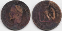Frankreich - France 10 Centimes Napoleon III. 1852-1870 -
