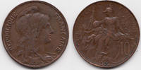 Frankreich - France 10 Centimes Dritte Republik 1871-1940 -