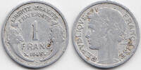 Frankreich - France 1 Franc Provisorische Regierung 1944-1947 -