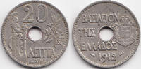 Griechenland - Greece 20 Lepta George I. 1863-1913 -