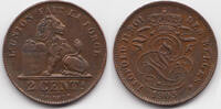 Belgien - Belgium 2 Centimes - Des Belges Leopold II. 1865-1909 -
