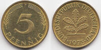 BRD 5 Pfennig Stahl/tombakplattiert -