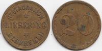 Rheinprovinz - Elberfeld Wert 20 Restauration Liesering (Menzel 8027.3) -