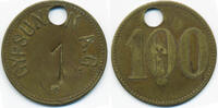 Baden - Waldshut/Tiengen Wert 100 Gypsunion A.G. (Menzel 32659.4) gelocht -