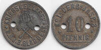 Westfalen - Gladbeck 10 Pfennig Kriegsgef.-Lager K.B.J.2 Galdbeck (Fr. 77.4.1) POW Camp -