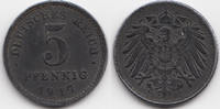 Ersatzmünze 1.WK 5 Pfennig Eisen -