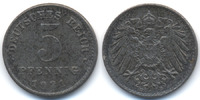 Ersatzmünze 1.WK 5 Pfennig Eisen -