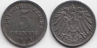 Ersatzmünze 1.WK 5 Pfennig Eisen -