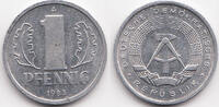 DDR 1 Pfennig Aluminium -