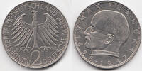 BRD Kupfer/Nickel - Stempeldrehung 2,-DM 1960 J vorzüglich+