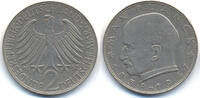 BRD Kupfer/Nickel 2,-DM 1957 G gutes sehr schön