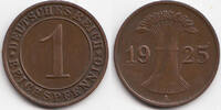 Weimarer Republik 1 Reichspfennig Kupfer -