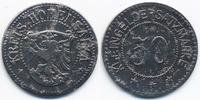 Posen Hohensalza - Eisen ohne Jahr (Funck 218.9) 50 Pfennig ohne Jahr sehr schön - stark gereinigt