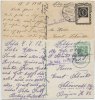 Deutsches Reich Feldpost Lot 2 Stück farbige Ansichtskarten <i>S.B. 2. bay. Ulanen Rgt.</i> -