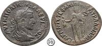Valerianus I (253-260) Lokalbronze Tralleis (Lydia), Magistrat Stephanionos, Hermes mit Geldbeute, äußerst selten, -
