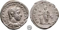 Elagabal (218-222) Denar Roma, Büste / Kaiser als Sonnenpriester, leicht getönt, -