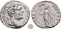 Clodius Albinus Caesar (193-195) Denar Roma, Kopf / Minerva, gutes Silber, hübsches Portrait, -