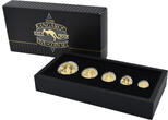 AUSTRALIEN Set von 100, 50, 25, 15 und 5 Dollars 2020, Elizabeth II, 1952-2022. Proof