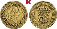 SPANIEN 1/2 Escudo Fernando VI., 1746-1759. -