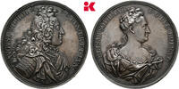 BRAUNSCHWEIG UND LÜNEBURG Silbermedaille R August Wilhelm, 1714-1731. -