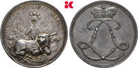 HESSEN Silbermedaille RR Ludwig VIII., 1739-1768. -