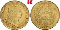 BRASILIEN 12.800 Reis R Johann V., 1706-1750. -