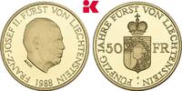 LIECHTENSTEIN 50 Franken Franz Josef II., 1938-1989. -