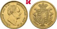 GROSSBRITANNIEN / IRLAND 1/2 Sovereign William IV, 1830-1837. -