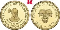 KOLUMBIEN 1.000 Pesos Auflage: 2.500 Exemplare. Republik ab 1886. -