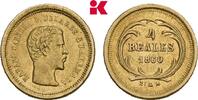 GUATEMALA 4 Reales Republik seit 1839. -