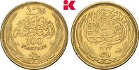 ÄGYPTEN 100 Piaster Auflage: 10.000 Exemplare. Husein Kamil, 1915-1917. -
