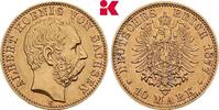 SACHSEN 10 Mark Albert, 1873-1902. -